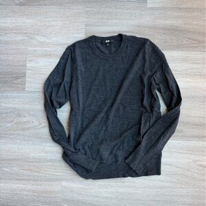 Uniqlo Dark Gray Wool Sweater